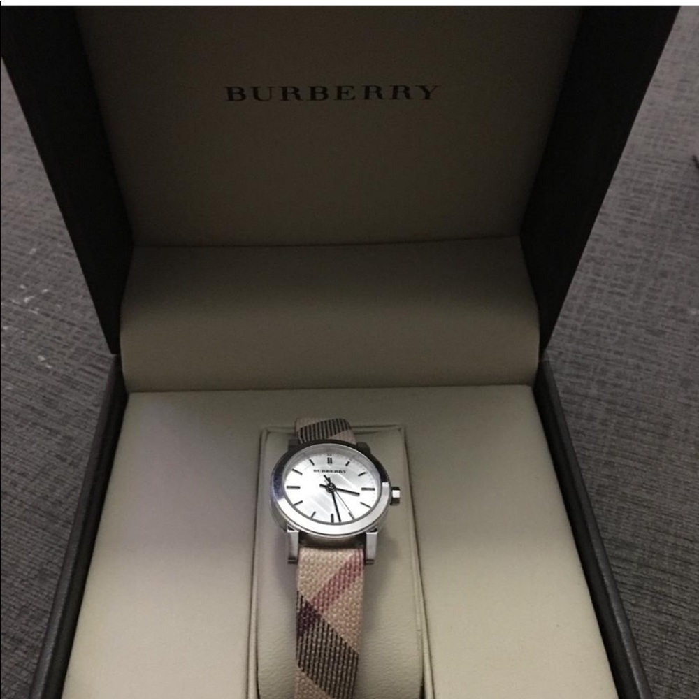 Women’s Burberry Classic Nova Check Wristwatch